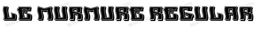 Le Murmure Regular字体转换